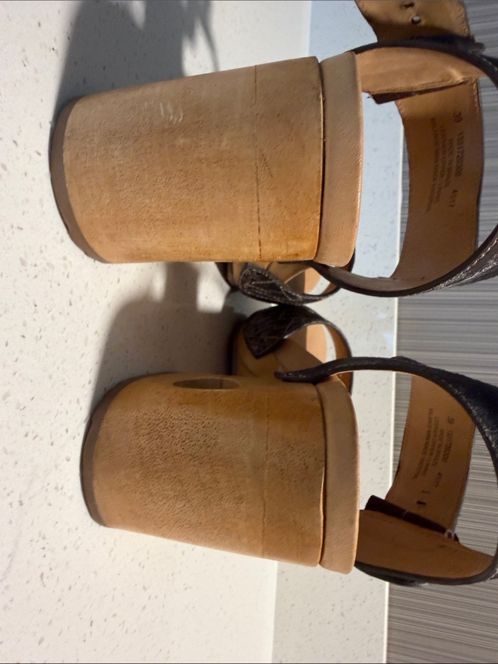Dansko Metallic Bronze Wedge Sandals - Picture 5 of 6